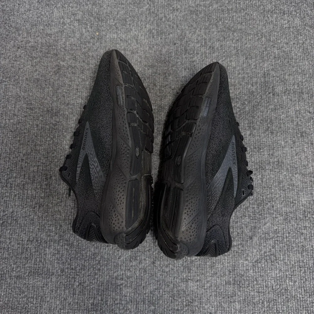 Brooks Ghost 16 Shoes Women 9.5 Triple Black Mesh Running Sneakers 1204071B020